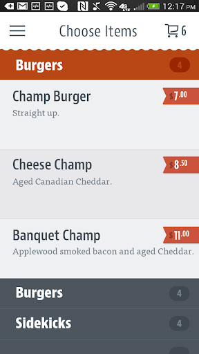 Champ Burger Screen 3