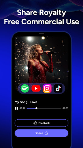 Screenshot of AI Music Maker - Melodia