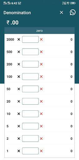 Denomination: Cash Calculator  Screenshot 4 - AppWisp.com