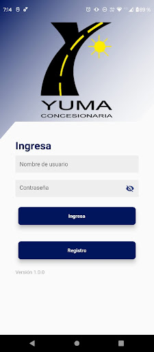 Optra Yuma Cliente Screen 2