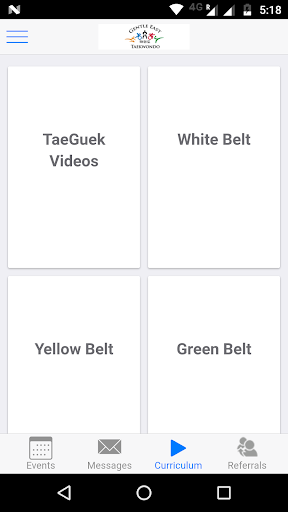 Android application Resilient Martial Arts screenshort