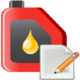 fuel book, gas & mileage log icon