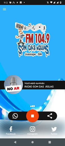Rádio Som das Águas de Jussiap Screen 2