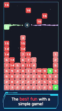 Game screenshot スペースブロックキング - シューティングゲーム hack
