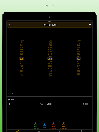 Peflog - asthma tracker