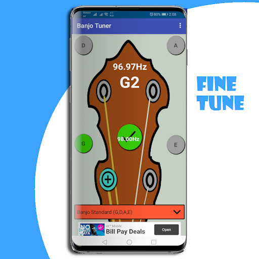 Tenor Banjo Tuner Screen 3