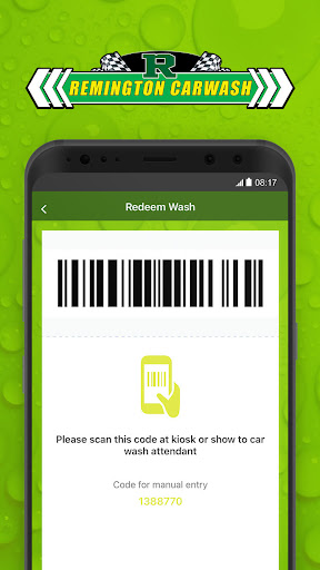 Remington Car Wash Screen 3