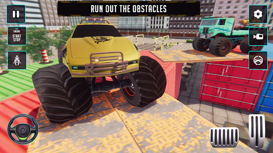 Monster Truck Parking 3D Game
