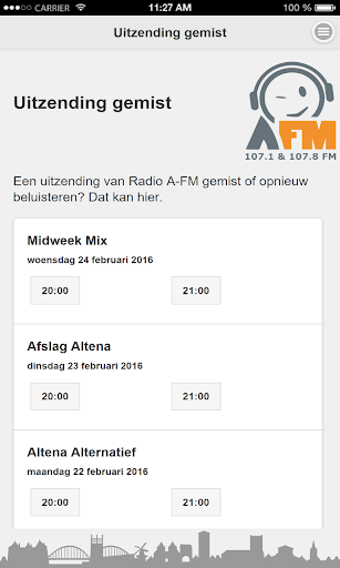 Radio A-FM Screen 2
