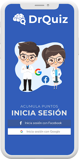 Android application DrQuiz - Exámenes ENAM, RESIDE screenshort