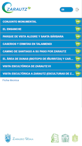 Ibilbideak/Itinerarios Zarautz Screen 2