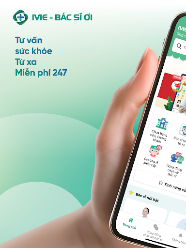 Android application IVIE Bác sĩ ơi: Gọi Bác sĩ 247 screenshort