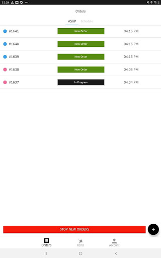 Android application Hop Partner screenshort
