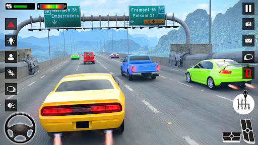 Android application Turbo Highway -Car Racing Game screenshort