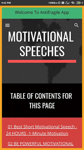 Android application I Am Antifragile - Real Motiva screenshort