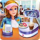 Coffee & Donut Cash Register icon