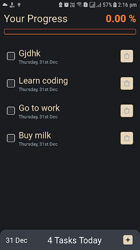 myTODO Screen 3