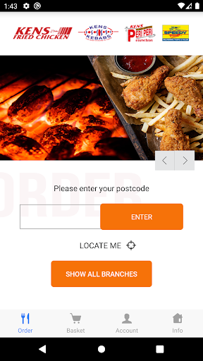 Android application Ken's Kebab & Speedy Pizza screenshort