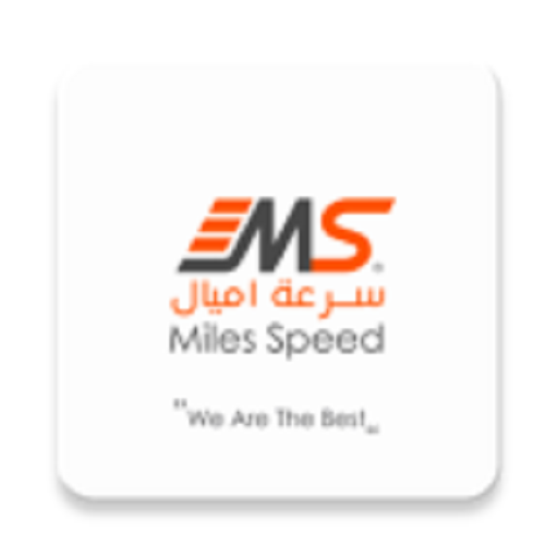 Miles speed up. Milesi logo.