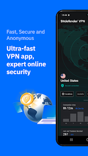 Bitdefender VPN：快速、安全 MOD APK（高级解锁）1