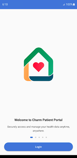 Android application Charm mPHR screenshort