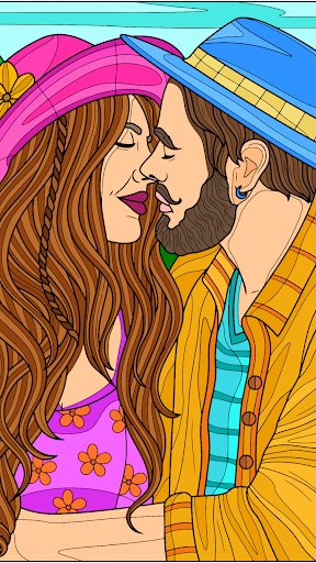 Android application Bride & Groom Color By Number screenshort