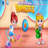 Sweet Baby Princess castle Room Cleaning icon