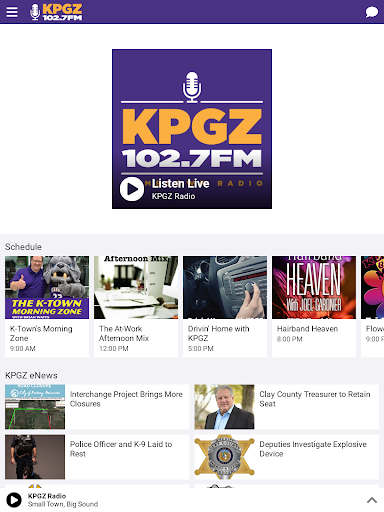 KPGZ Radio Screen 3