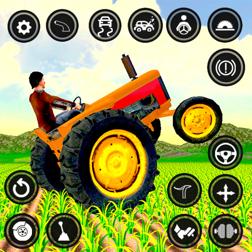 Real Tractor farming simulator logo