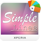 Xperia™ Theme - Simple Lines icon