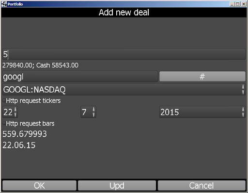 Investment portfolio 3D US