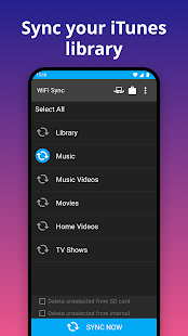 iSyncr: iTunes to Android Screenshot
