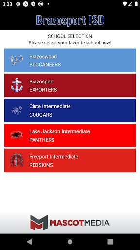 Brazosport ISD Athletics Screen 2