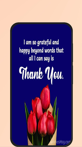 Android application gratitude quotes screenshort