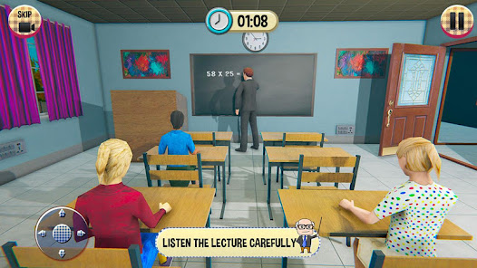 Screenshot 9 Virtual High School Girl Game- android