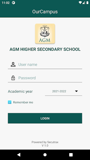 Android application AGM HIGHER SECONDARY SCHOOL screenshort