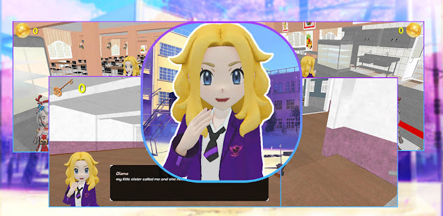 anime high school simulator 3D 1.0.1 APK screenshots 8