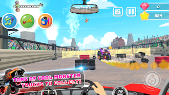 Game screenshot Monster Trucks Kids Race Game hack