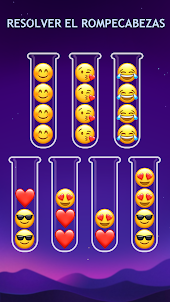 Emoji Sort - rompecabezas