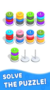 Color Hoop Stack - Sort Puzzle