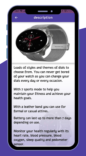 G-Tab GT5 Smart Watch Guide Screen 3