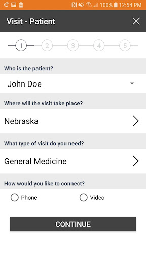 Regional West Connect Screen 2