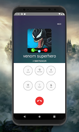 SuperHero Fake Call Video screenshot