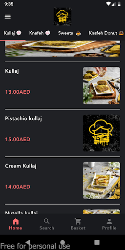 Android application Kullaj and Tamria screenshort