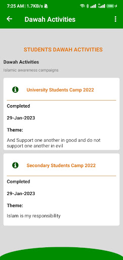 Alhidaayah Mobile Screen 2