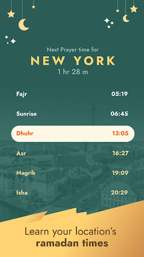 Prayer Time & Qibla for Muslim Screenshot 1 - AppWisp.com