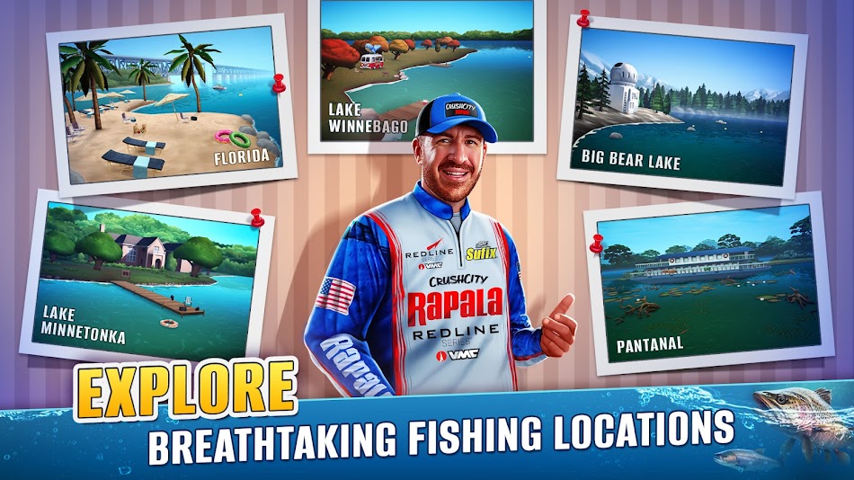 #2. Rapala Fishing Simulation Game (Android) De: GameMill Entertainment