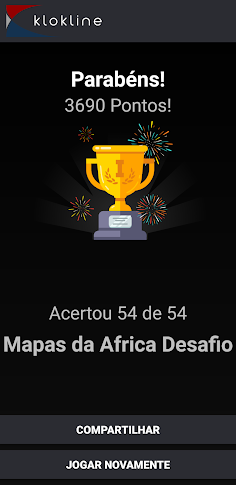 54 Mapas da África Desafio - Screenshot 4