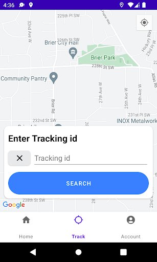 VOGPS - Live Location Tracking Screen 3