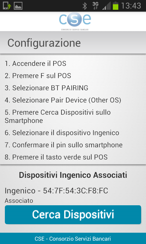 #1. POS Mobile (Android) 由: CSE - Consorzio Servizi Bancari Soc. Cons. a r.l.